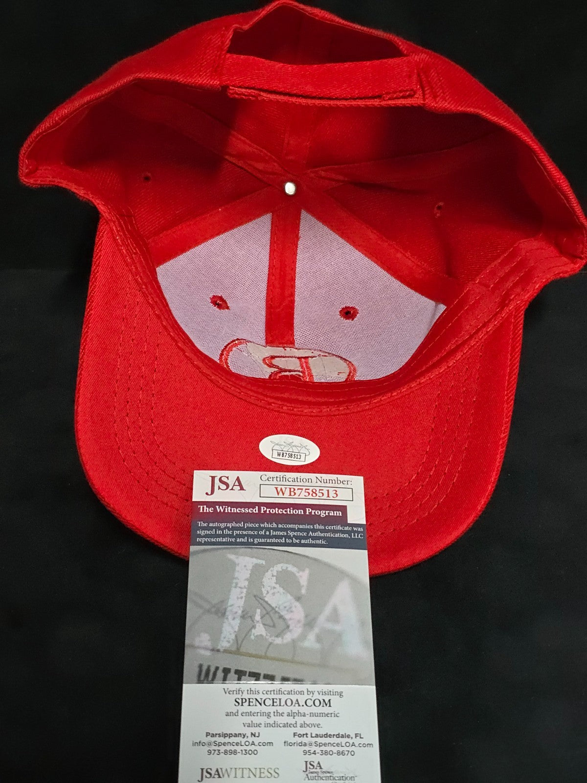 League Of Their Own Signed Peaches Cap Geena Davis / Lori Petty +++ Jsa Coa