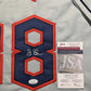 Steven Kwan Autographed Signed Cleveland Guardians Style Custom Jersey Jsa Coa