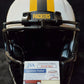 Green Bay Packers Eric Stokes Signed Insc Full Size Lunar Authentic Helmet Jsa