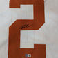 Texas Longhorns Roschon Johnson Signed Autographed Jersey Beckett Holo