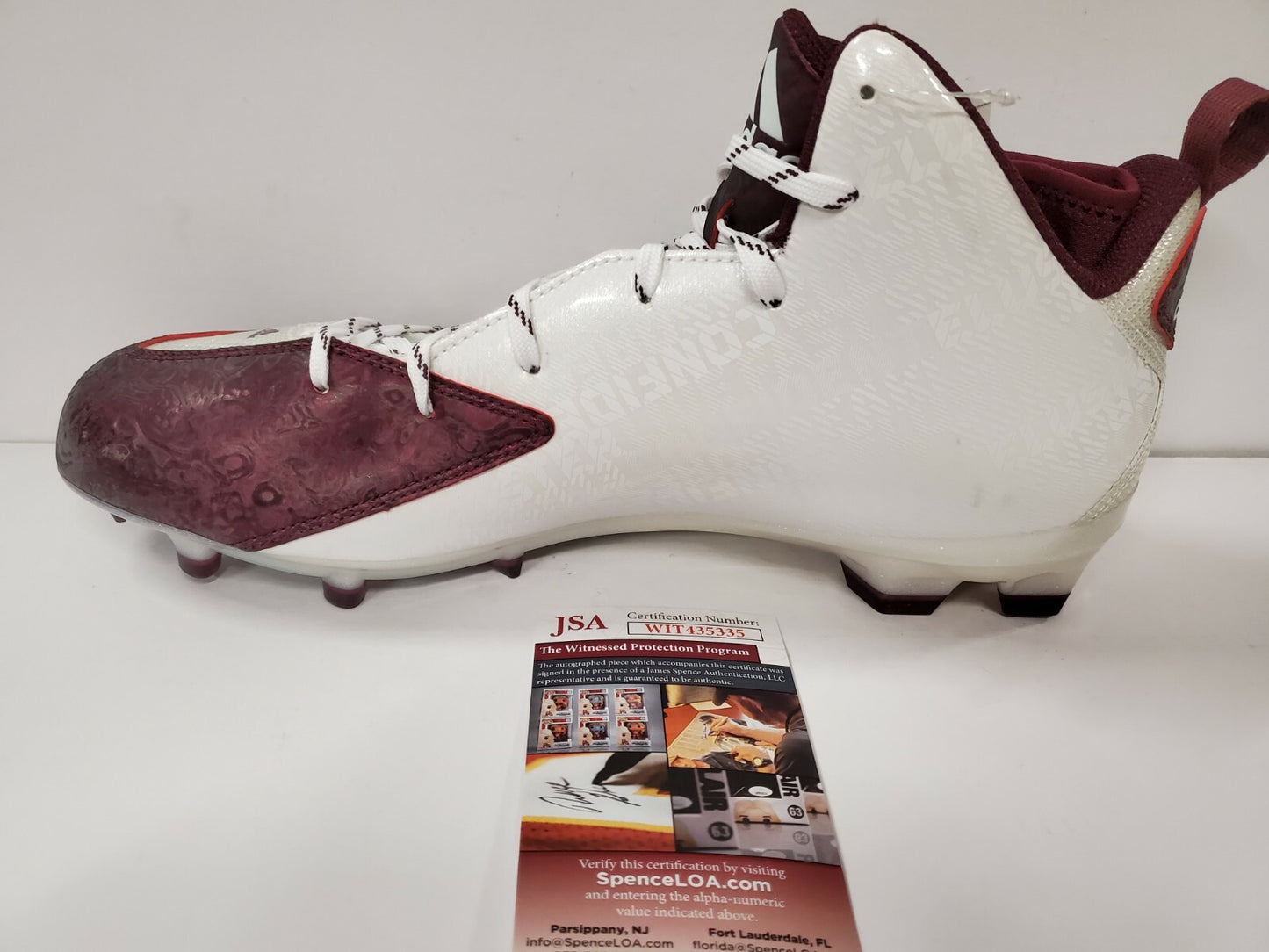 Oklahoma Sooners Marquise Brown Autographed Signed Adidas Cleat Jsa Coa
