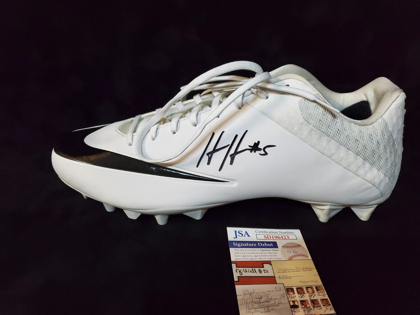 Tennessee Volunteers Hendon Hooker Autographed Signed Cleat Jsa Coa