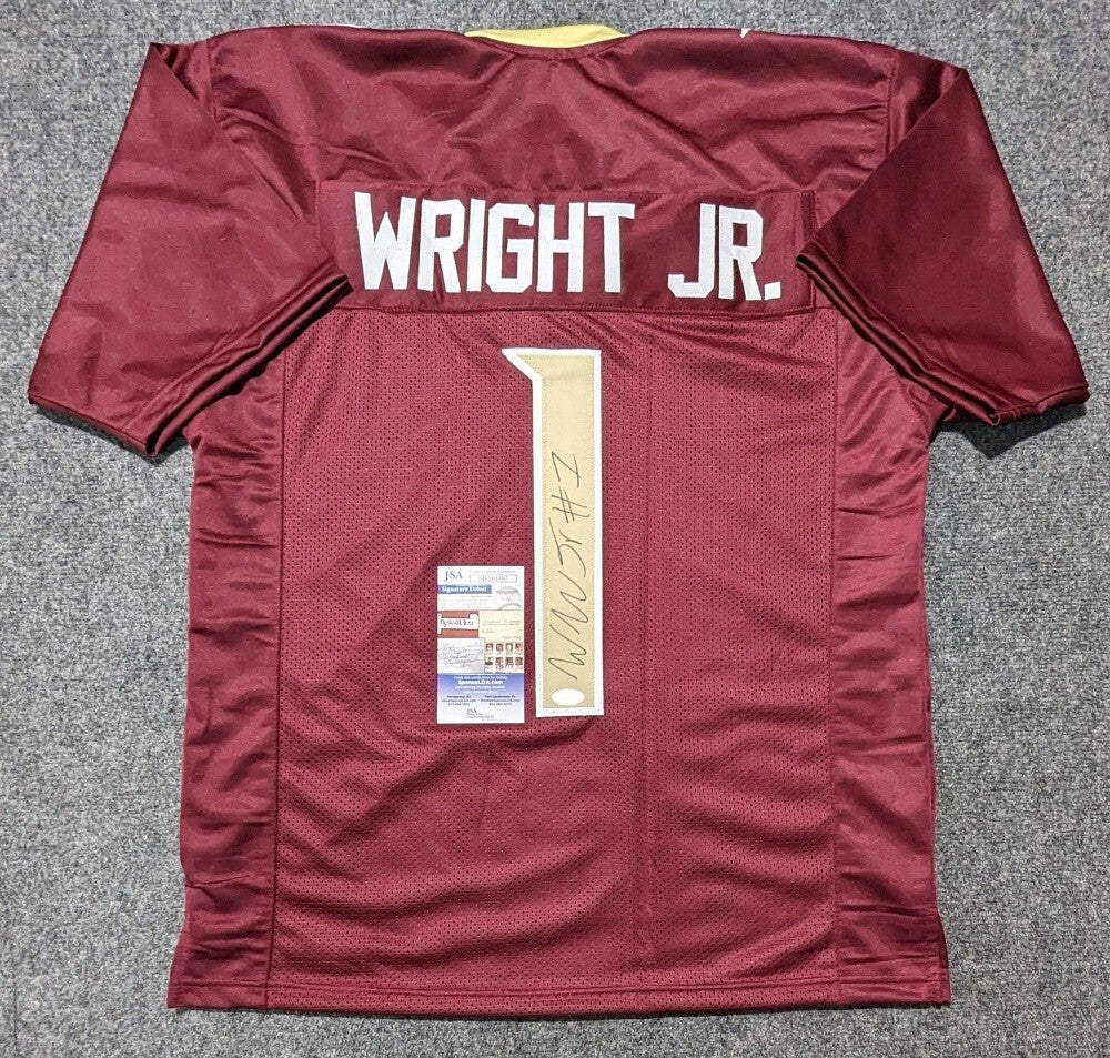 Florida State Seminoles Winston Wright Jr Autographed Signed Jersey Jsa Coa
