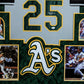Framed In Suede Oakland A's Mark Mcgwire Autographed Signed Jersey Jsa Coa