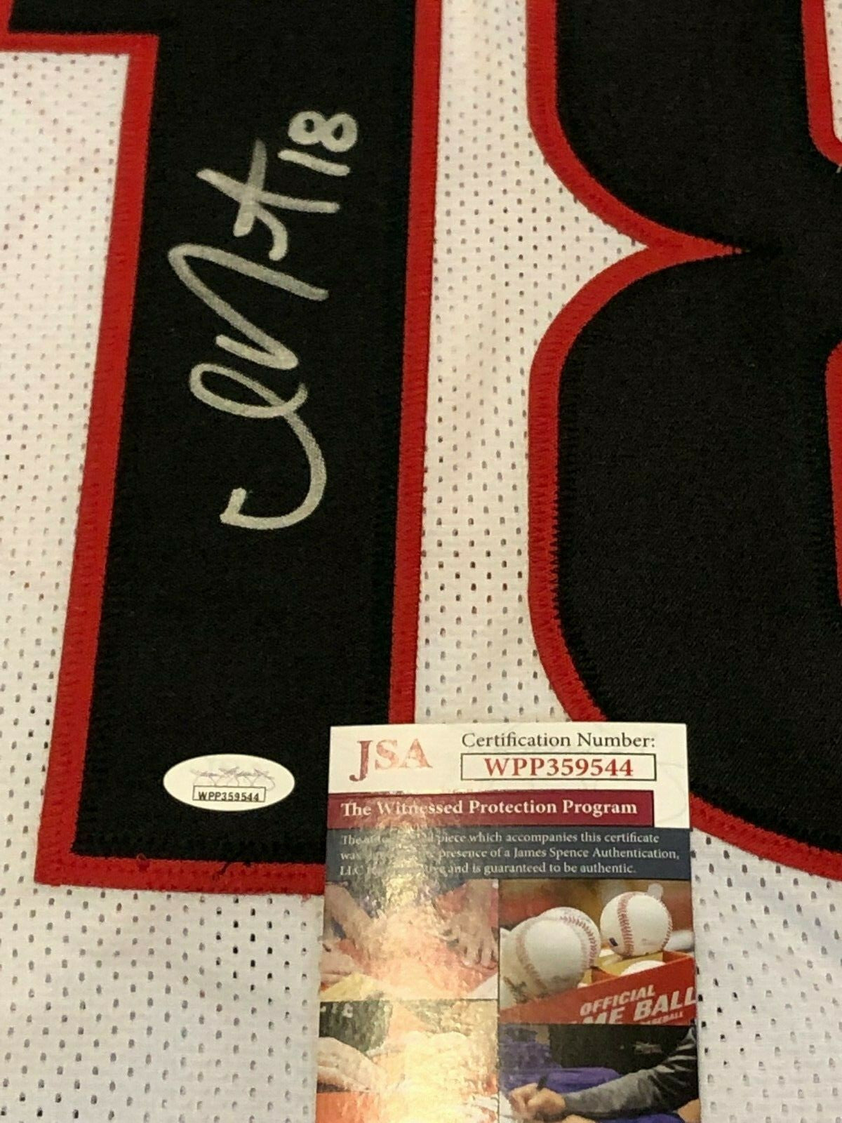 Georgia Bulldogs Isaac Nauta Autographed Signed Jersey Jsa Coa