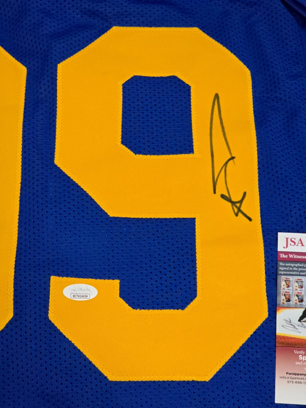 Los Angeles Rams Aaron Donald Autographed Signed Jersey Jsa Coa
