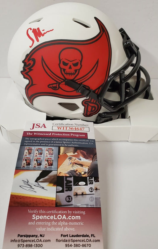 Scotty Miller Autographed Tampa Bay Buccaneers Lunar Eclipse Mini Helmet Jsa Coa