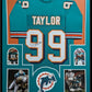 MVP Authentics Framed Miami Dolphins Jason Taylor Autographed Signed Jersey Jsa Coa 540 sports jersey framing , jersey framing