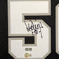 Suede Framed San Antonio Spurs David Robinson Autographed Jersey Beckett Holo