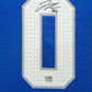 Suede Framed Detroit Lions Jahmyr Gibbs Autographed Signed Jersey Fanatics Holo