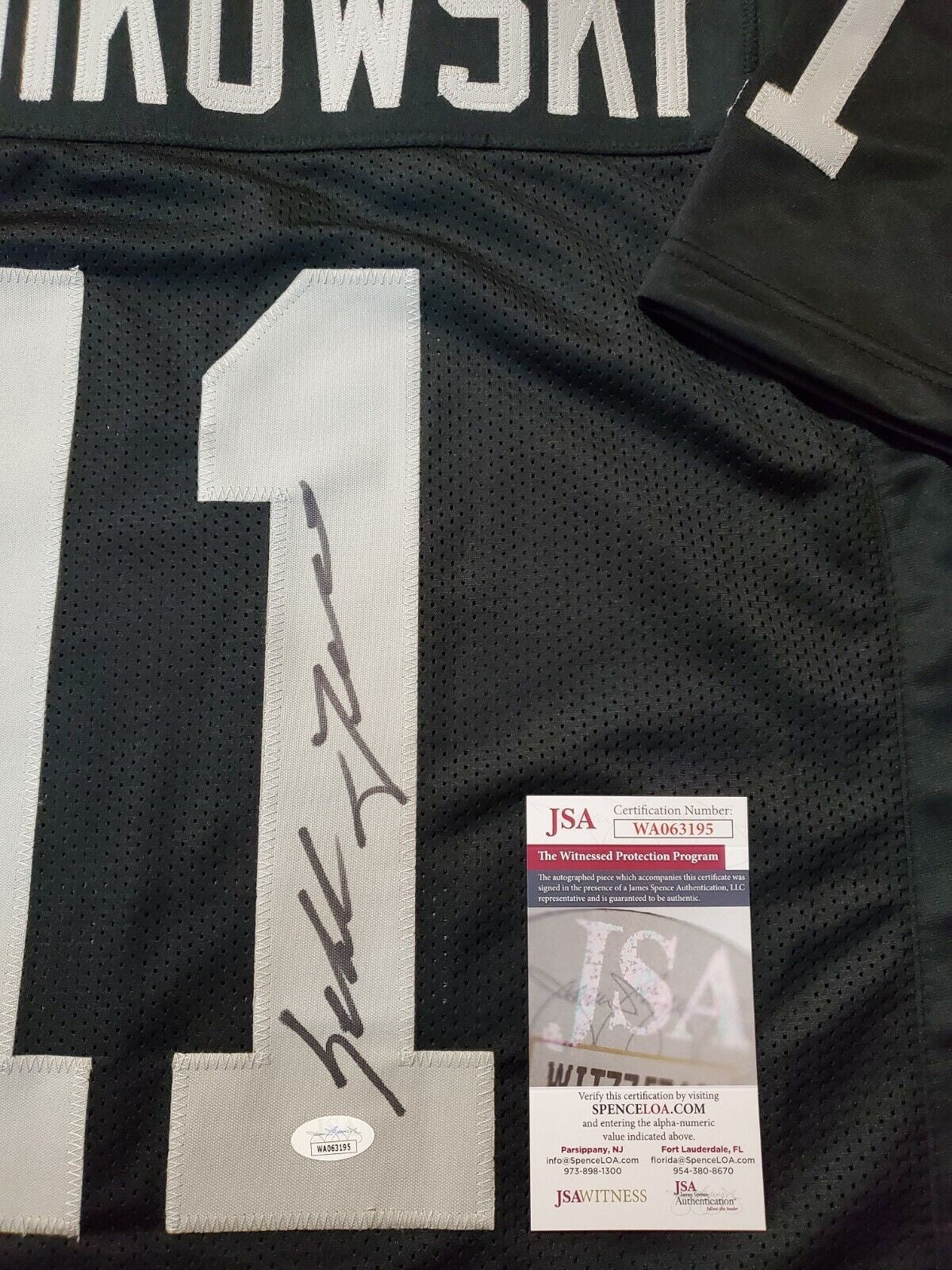 Las Vegas Raiders Sebastian Janikowski Autographed Jersey Jsa Coa