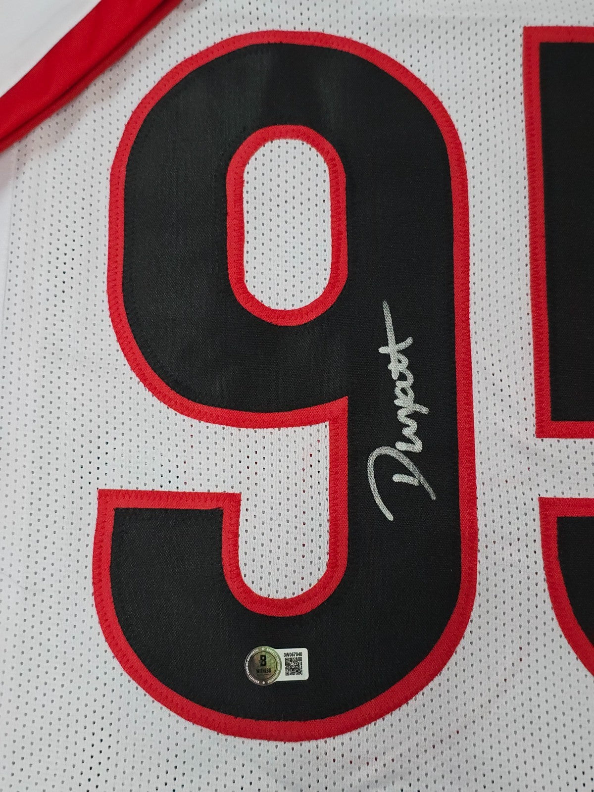 Georgia Bulldogs Devonte Wyatt Autographed Signed Jersey Jsa  Coa