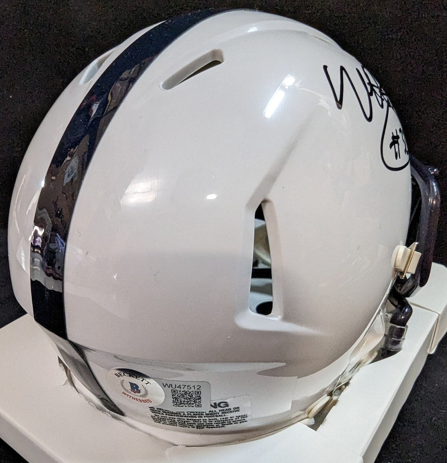 Penn State Nittany Lions Matt Suhey Autographed Signed Mini Helmet Beckett Holo