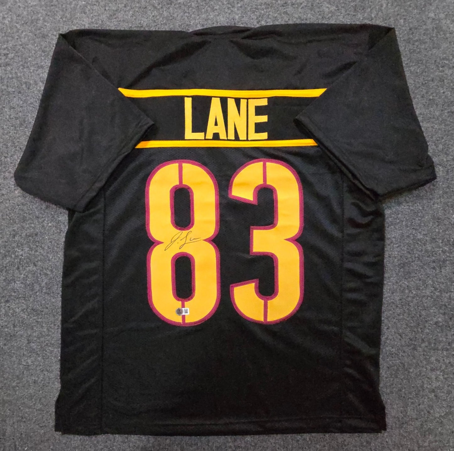 Washington Commanders Jaylin Lane Signed Autographed Football Jersey Bas Holo