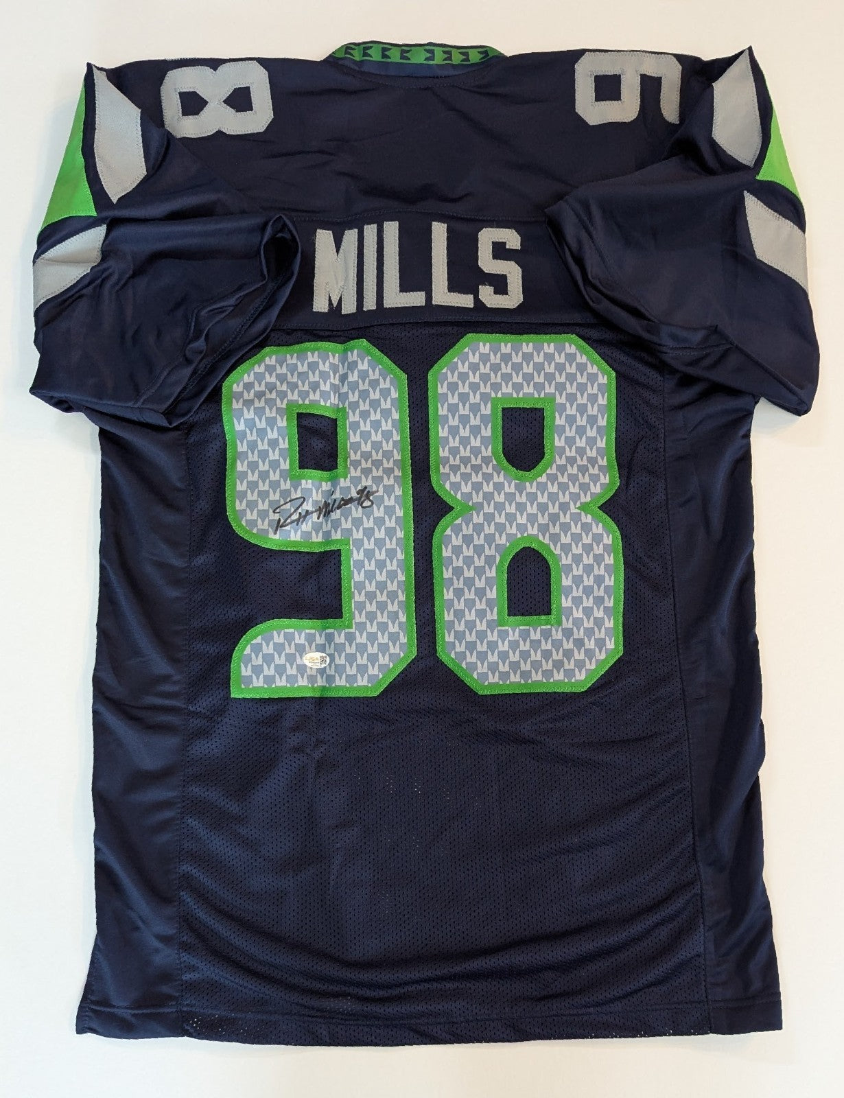 Seattle Seahawks Rylie Mills Autographed Signed Jersey Jsa Coa