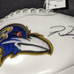 Baltimore Ravens Patrick Queen Autographed Signed Logo Football Jsa Coa