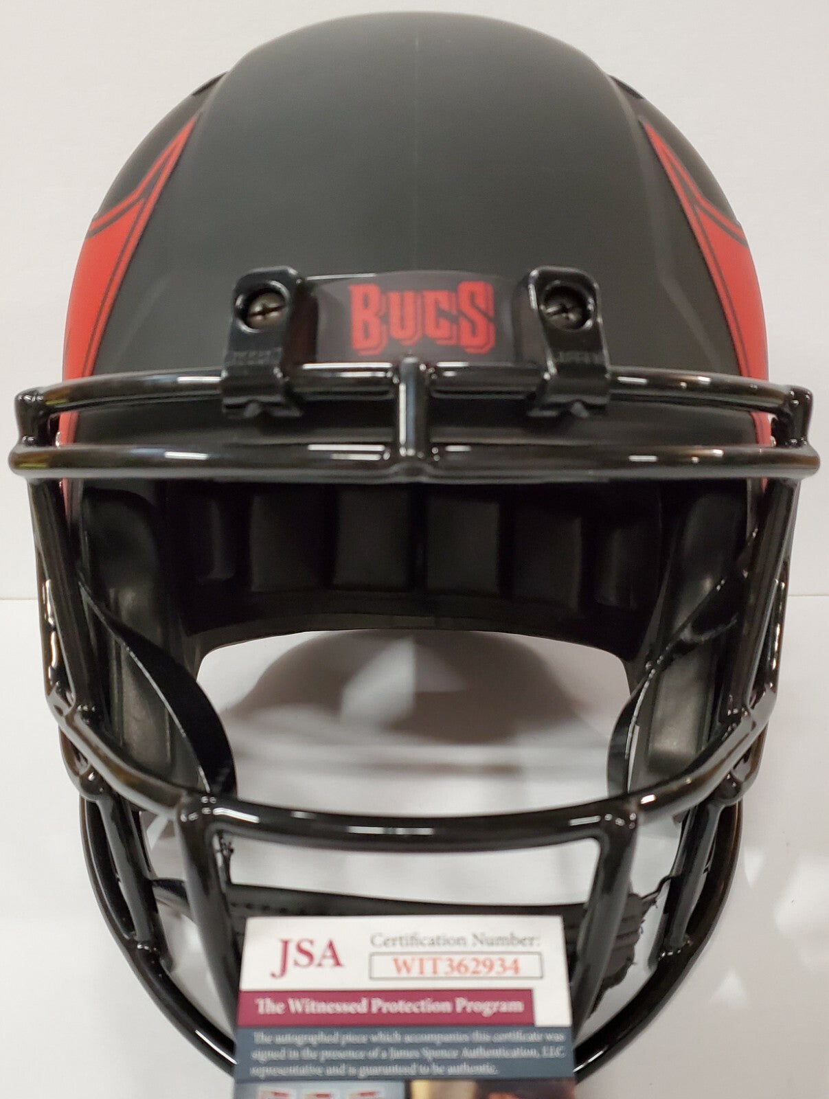 Dexter Jackson Signed Tampa Bay Buccaneers Full Size Eclipse Helmet Jsa Coa