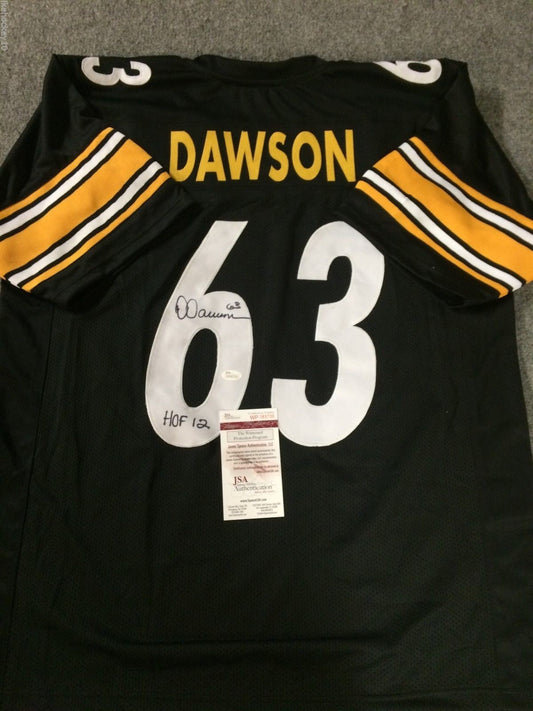 Dermontti Dawson Autographed Signed Insc Pittsburgh Steelers Jersey Jsa  Coa