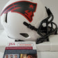 Irving Fryar Autographed New England Patriots Lunar Eclipse Mini Helmet Jsa Coa