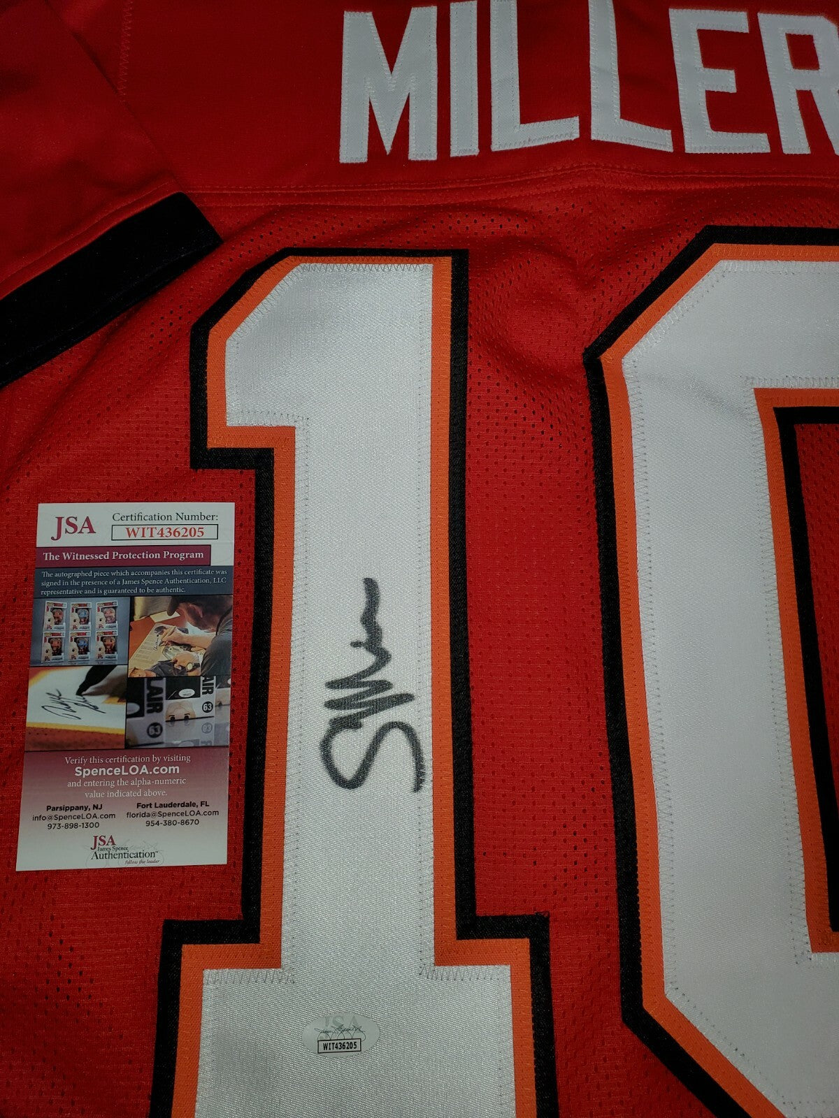 Tampa Bay Buccaneers Scotty Miller Autographed Signed Jersey Jsa  Coa