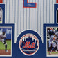 Framed New York Mets Ronny Mauricio Autographed Signed Jersey Jsa Coa