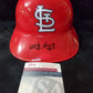 St Louis Cardinals Whitey Herzog Signed Full Size Replica Helmet Jsa Coa