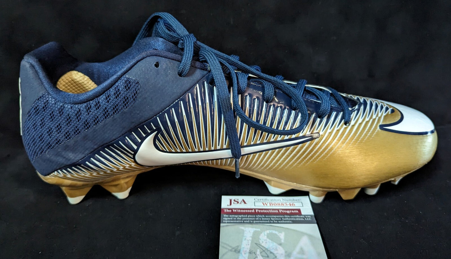 Notre Dame Fighting Irish Rudy Ruettiger Autographed Signed Cleat Jsa Coa