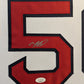 Framed Suede Mookie Betts Autographed Signed Boston Red Sox Jersey Jsa Coa