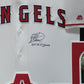 Framed Anaheim Angels Bartolo Colon Autographed Inscribed Jersey Psa Coa