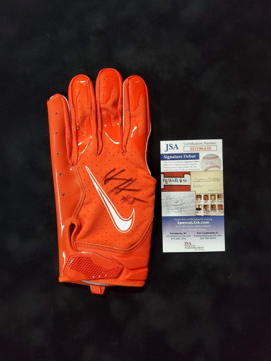 Tennessee Volunteers Hendon Hooker Autographed Signed Glove Jsa Coa