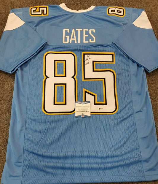 L.A. Chargers Antonio Gates Autographed Signed Jersey Beckett Coa