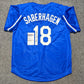 Kansas City Royals Bret Saberhagen Autographed Signed Custom Jersey Jsa Coa