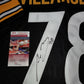 Pittsburgh Steelers Alejandro Villanueva Autographed Signed Jersey Jsa  Coa