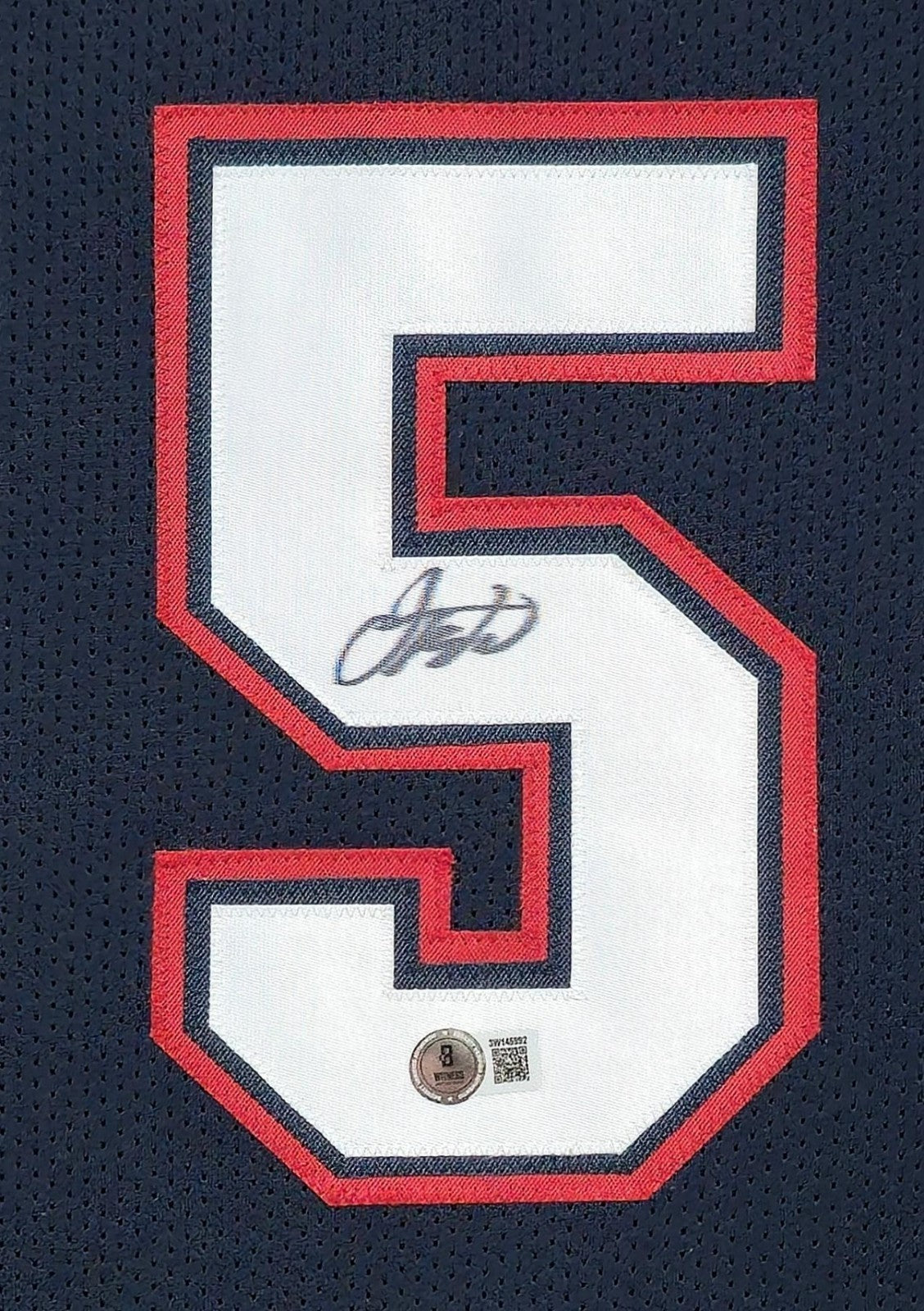 Framed New Jersey Nets Jason Kidd Autographed Signed Jersey Beckett Holo