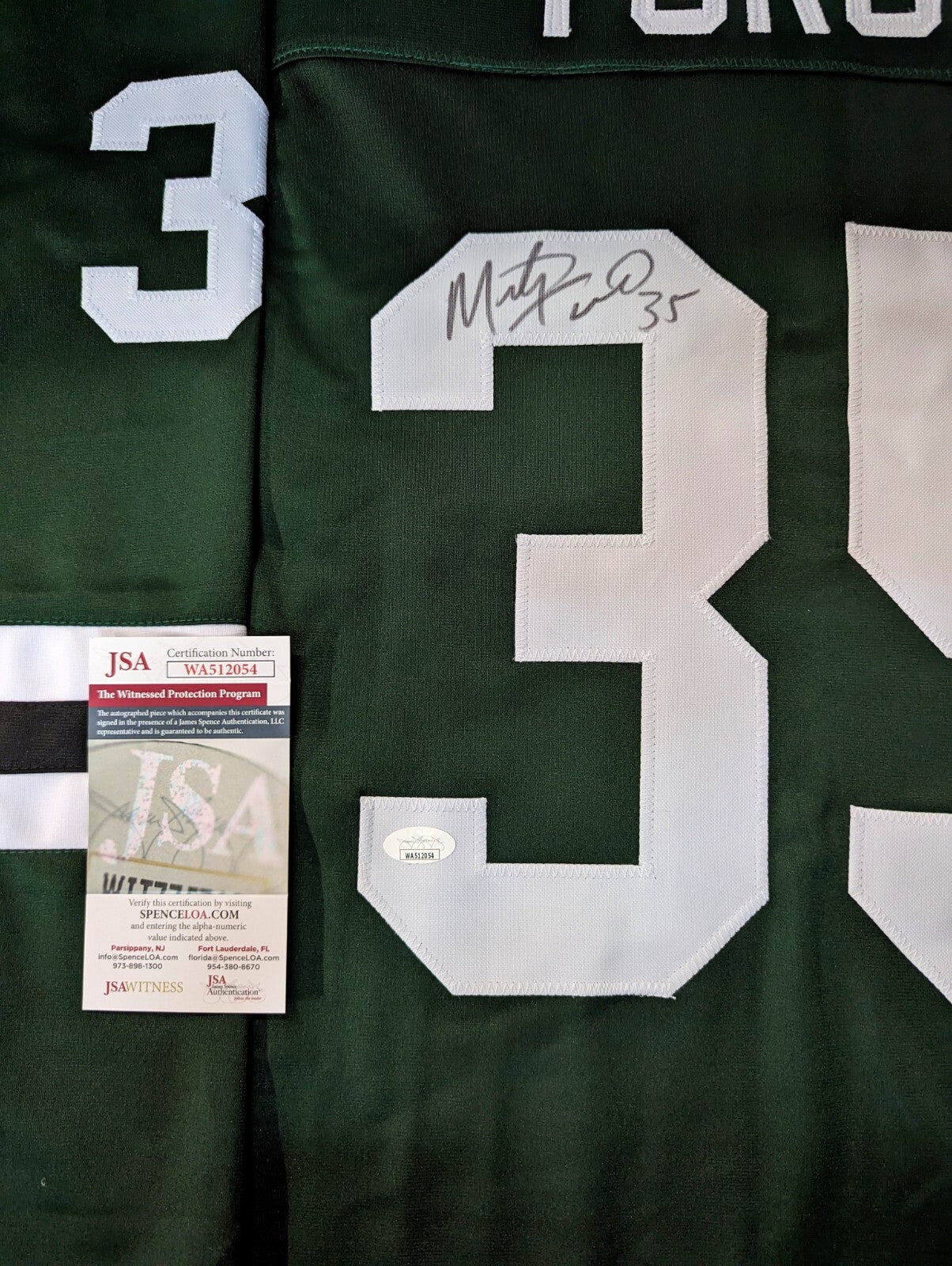Dallas Stars Marty Turco Autographed Signed Jersey Jsa Coa