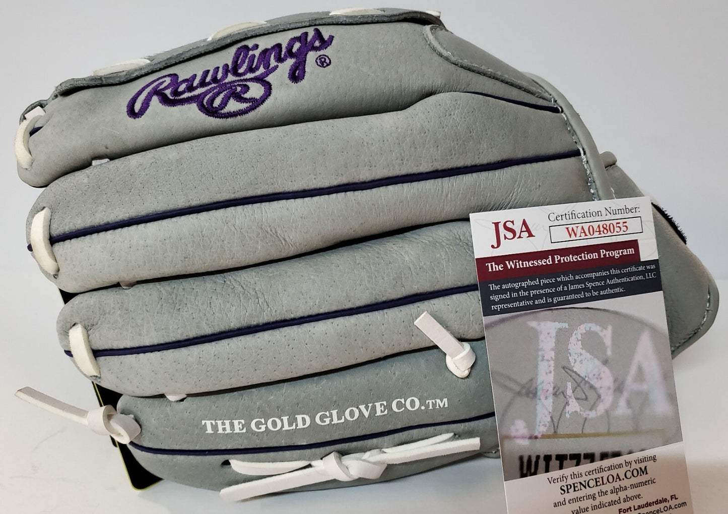 New York Yankees Deivi Garcia Autographed Signed Glove Jsa Coa