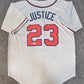 Atlanta Braves David Justice Autographed Signed Jersey Beckett Holo