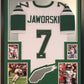 Framed Ron Jaworski Autographed Signed Philadelphia Eagles Jersey Jsa Coa
