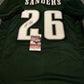 Philadelphia Eagles Miles Sanders Autographed Signed Jersey Jsa  Coa
