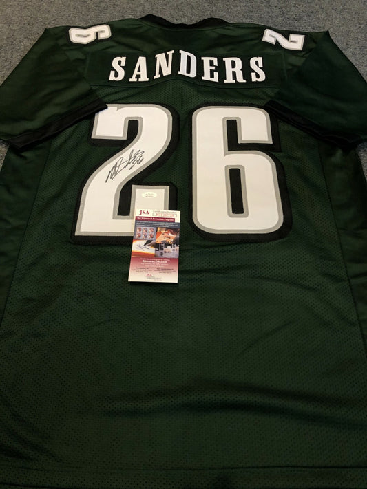 Philadelphia Eagles Miles Sanders Autographed Signed Jersey Jsa  Coa