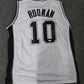 San Antonio Spurs Dennis Rodman Autographed Signed Jersey Jsa Holo