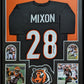 Framed Cincinnati Bengals Joe Mixon Autographed Jersey Jsa Coa