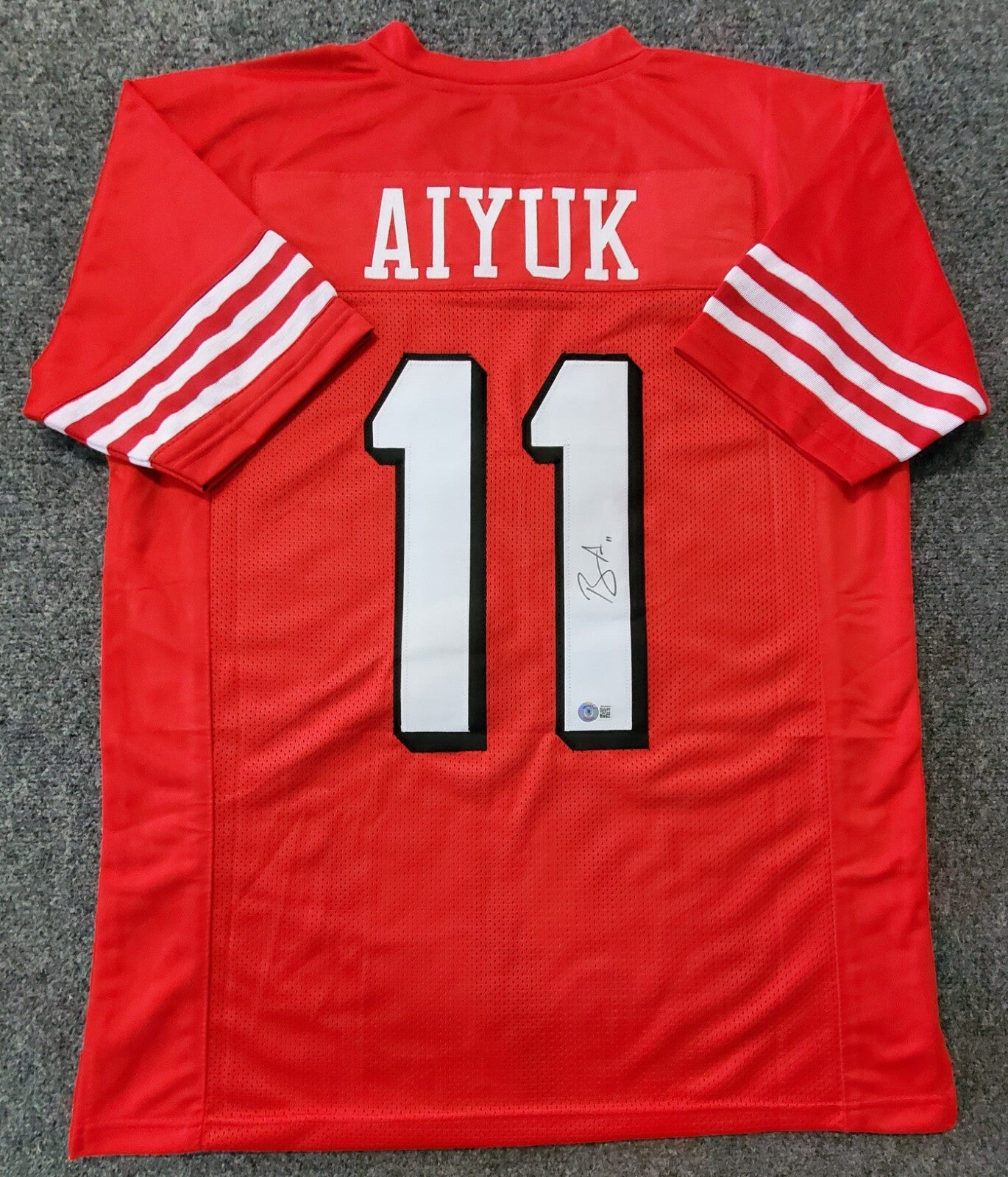 San Francisco 49Ers Brandon Aiyuk Autographed Signed Jersey Beckett Holo