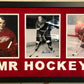 Framed Signed Gordie Howe Detroit Redwings 8X10 Photo Collage Mm Coa