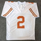 Texas Longhorns Roschon Johnson Signed Autographed Jersey Beckett Holo