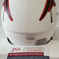 Irving Fryar Autographed New England Patriots Lunar Eclipse Mini Helmet Jsa Coa