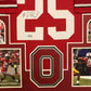 Framed Ohio State Buckeyes Mike Weber Autographed Signed Jersey Tristar Holo