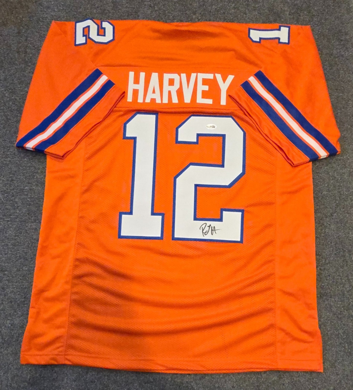 Denver Broncos Rj Harvey Autographed Signed Jersey Jsa Coa