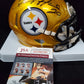 Pittsburgh Steelers Cam Sutton Autographed Signed Flash Mini Helmet Jsa Coa