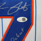 Framed New York Mets Brett Baty Autographed Signed Inscribed Jersey Jsa Coa